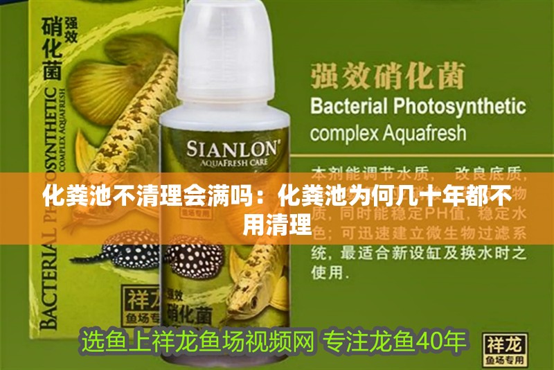化糞池不清理會滿嗎：化糞池為何幾十年都不用清理