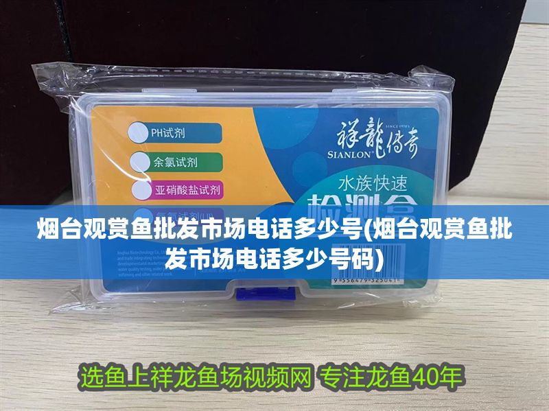 煙臺觀賞魚批發市場電話多少號(煙臺觀賞魚批發市場電話多少號碼)