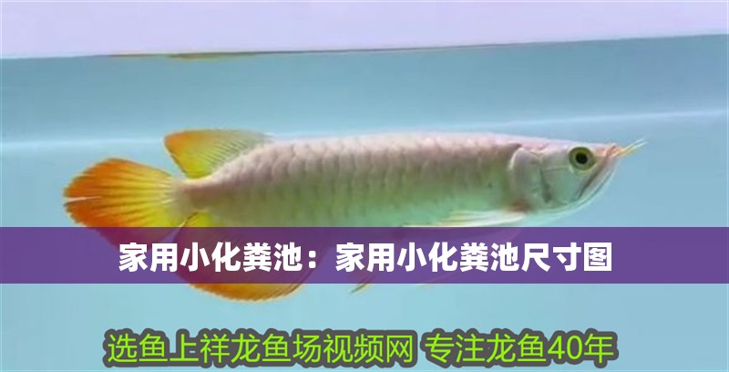 家用小化糞池：家用小化糞池尺寸圖