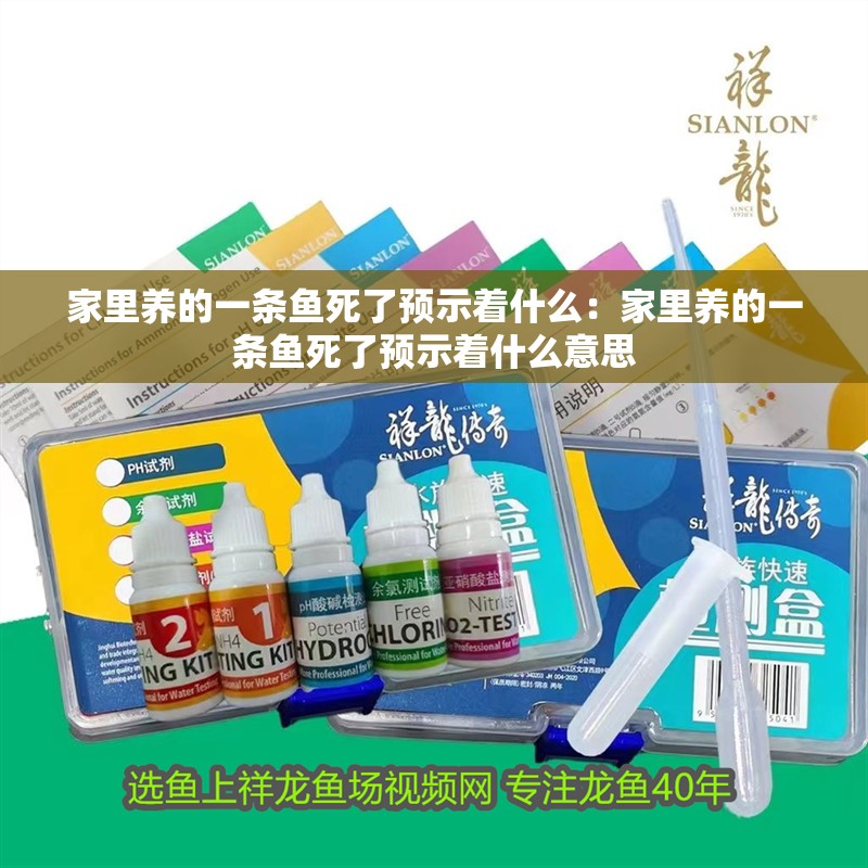 家里養的一條魚死了預示著什么：家里養的一條魚死了預示著什么意思