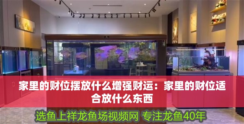 家里的財位擺放什么增強財運：家里的財位適合放什么東西