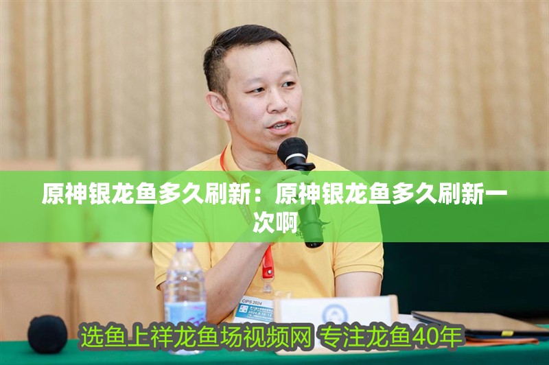 原神銀龍魚多久刷新：原神銀龍魚多久刷新一次啊