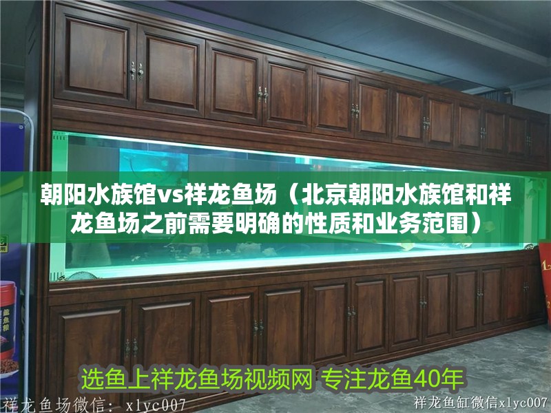 朝陽水族館vs祥龍魚場（北京朝陽水族館和祥龍魚場之前需要明確的性質和業務范圍）