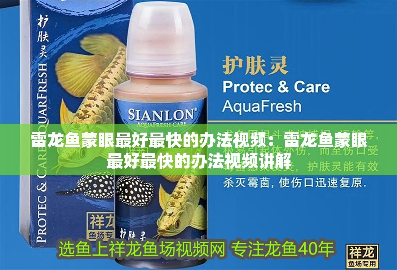 雷龍魚蒙眼最好最快的辦法視頻：雷龍魚蒙眼最好最快的辦法視頻講解