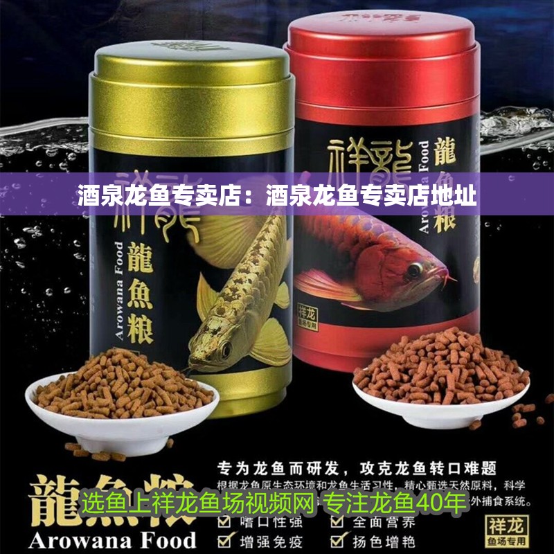 酒泉龍魚專賣店：酒泉龍魚專賣店地址