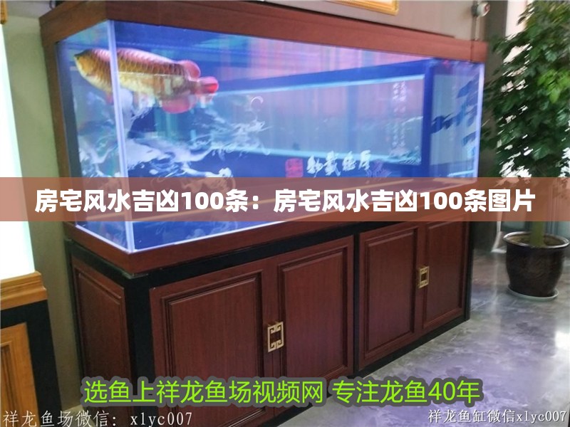 房宅風水吉兇100條：房宅風水吉兇100條圖片