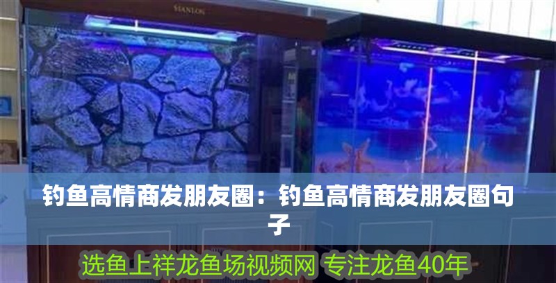釣魚高情商發朋友圈:釣魚高情商發朋友圈句子