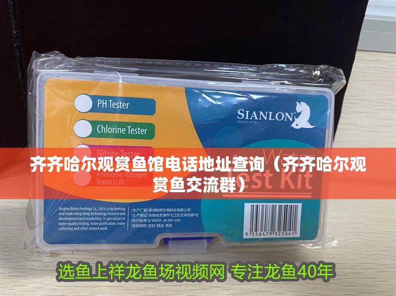 齊齊哈爾觀賞魚館電話地址查詢（齊齊哈爾觀賞魚交流群）
