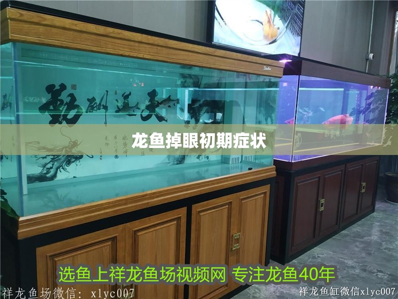 龍魚掉眼初期癥狀