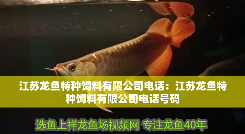 江蘇龍魚特種飼料有限公司電話：江蘇龍魚特種飼料有限公司電話號(hào)碼
