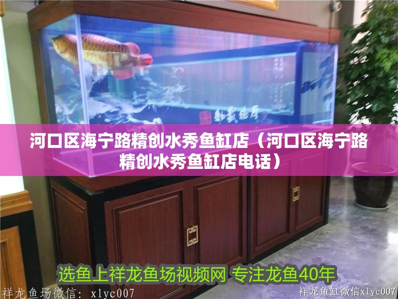 河口區海寧路精創水秀魚缸店（河口區海寧路精創水秀魚缸店電話）