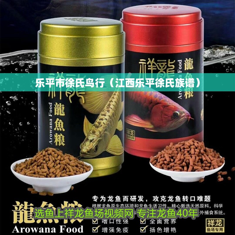 樂平市徐氏鳥行（江西樂平徐氏族譜）