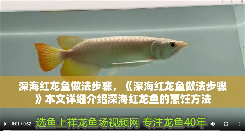 深海紅龍魚做法步驟，《深海紅龍魚做法步驟》本文詳細介紹深海紅龍魚的烹飪方法