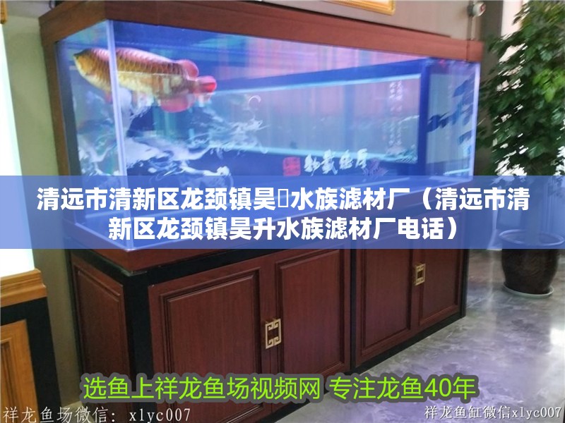 清遠市清新區龍頸鎮昊昇水族濾材廠（清遠市清新區龍頸鎮昊升水族濾材廠電話）