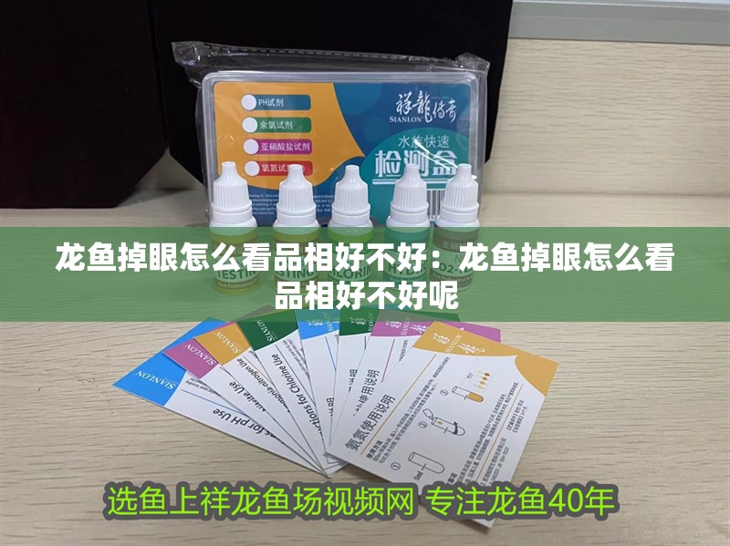 龍魚掉眼怎么看品相好不好：龍魚掉眼怎么看品相好不好呢