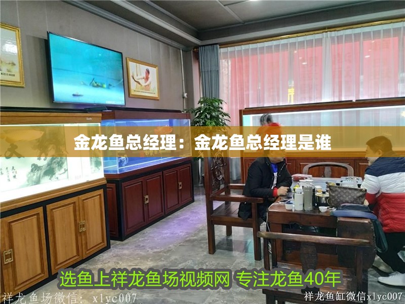 金龍魚總經理：金龍魚總經理是誰