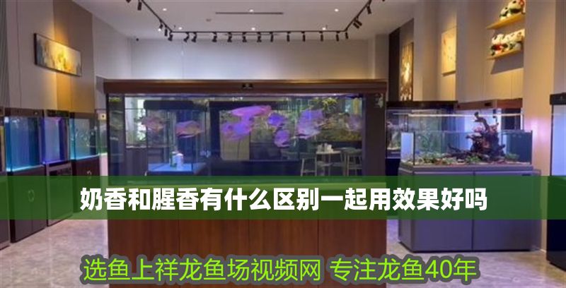 奶香和腥香有什么區(qū)別一起用效果好嗎