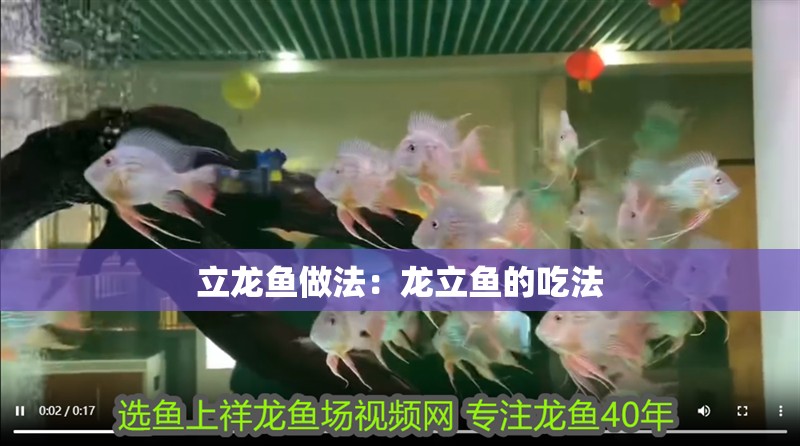 立龍魚做法：龍立魚的吃法
