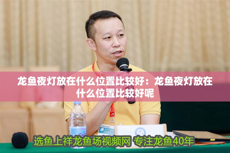 龍魚(yú)夜燈放在什么位置比較好：龍魚(yú)夜燈放在什么位置比較好呢