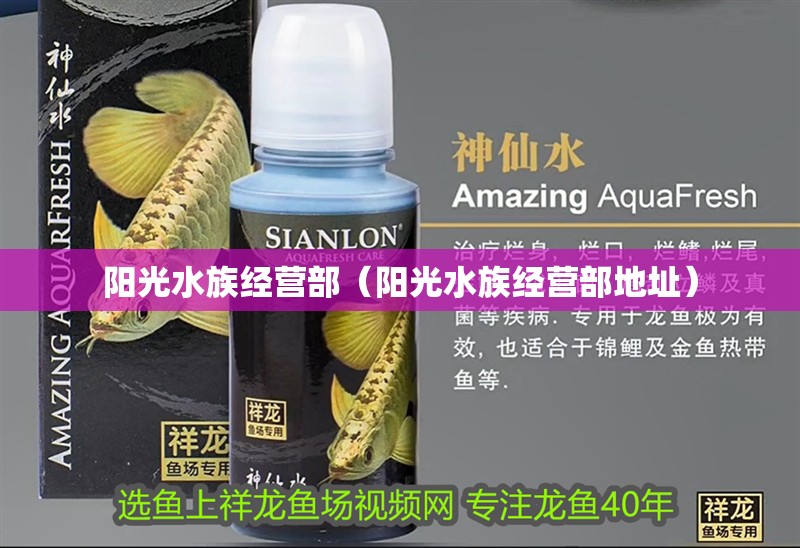 陽光水族經營部（陽光水族經營部地址）