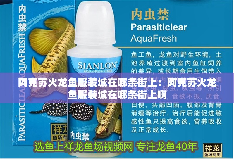 阿克蘇火龍魚服裝城在哪條街上：阿克蘇火龍魚服裝城在哪條街上啊