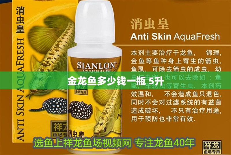 金龍魚多少錢一瓶 5升