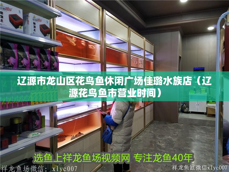 遼源市龍山區花鳥魚休閑廣場佳璐水族店（遼源花鳥魚市營業時間）