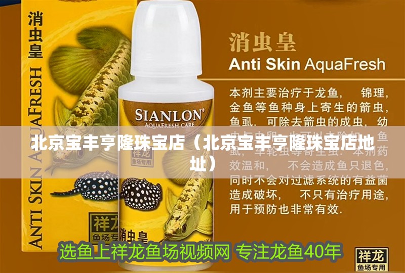 北京寶豐亨隆珠寶店（北京寶豐亨隆珠寶店地址）