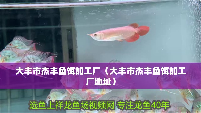 大豐市杰豐魚(yú)餌加工廠（大豐市杰豐魚(yú)餌加工廠地址）