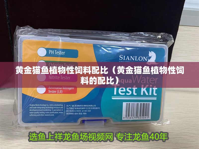 黃金貓魚植物性飼料配比（黃金貓魚植物性飼料的配比） 黃金貓魚植物性飼料配比（黃金貓魚植物性飼料的配比） 黃金貓魚百科 第1張