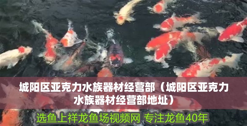 城陽區(qū)亞克力水族器材經(jīng)營部（城陽區(qū)亞克力水族器材經(jīng)營部地址） 城陽區(qū)亞克力水族器材經(jīng)營部（城陽區(qū)亞克力水族器材經(jīng)營部地址） 全國水族館企業(yè)名錄 第2張