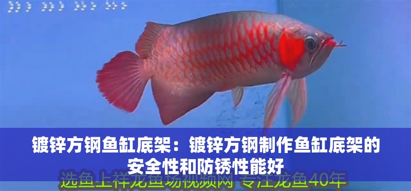 鍍鋅方鋼魚缸底架：鍍鋅方鋼制作魚缸底架的安全性和防銹性能好