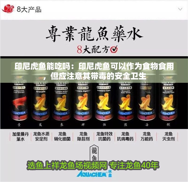 印尼虎魚能吃嗎：印尼虎魚可以作為食物食用，但應注意其帶毒的安全衛生