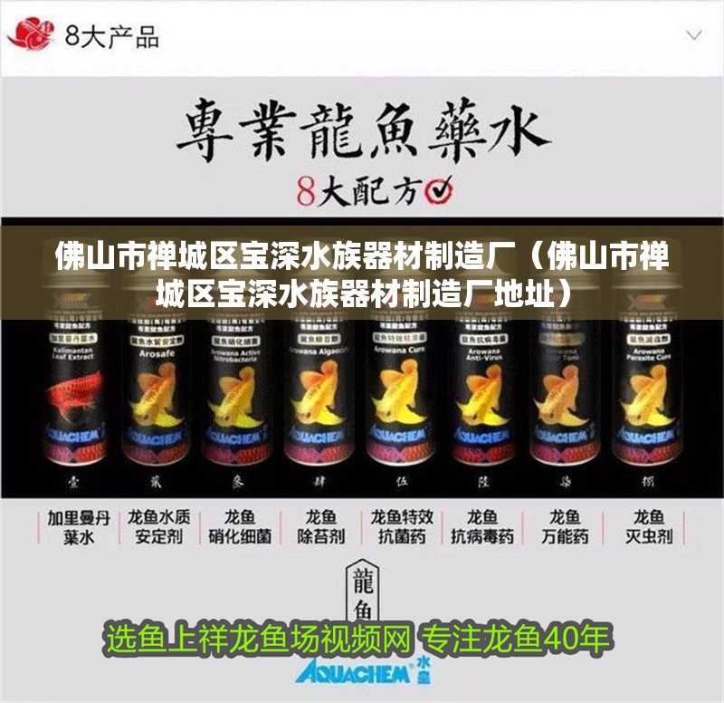 佛山市禪城區寶深水族器材制造廠（佛山市禪城區寶深水族器材制造廠地址）
