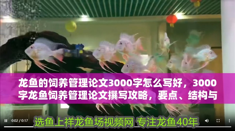 龍魚的飼養管理論文3000字怎么寫好，3000字龍魚飼養管理論文撰寫攻略，要點、結構與技巧全解析