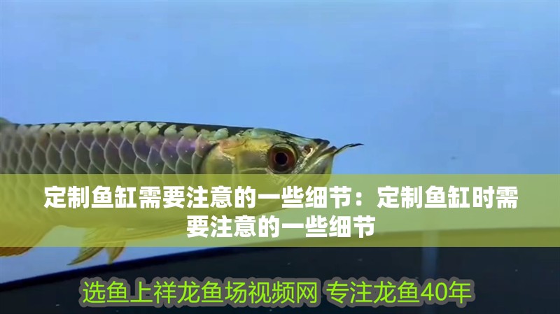 定制魚缸需要注意的一些細(xì)節(jié)：定制魚缸時需要注意的一些細(xì)節(jié)