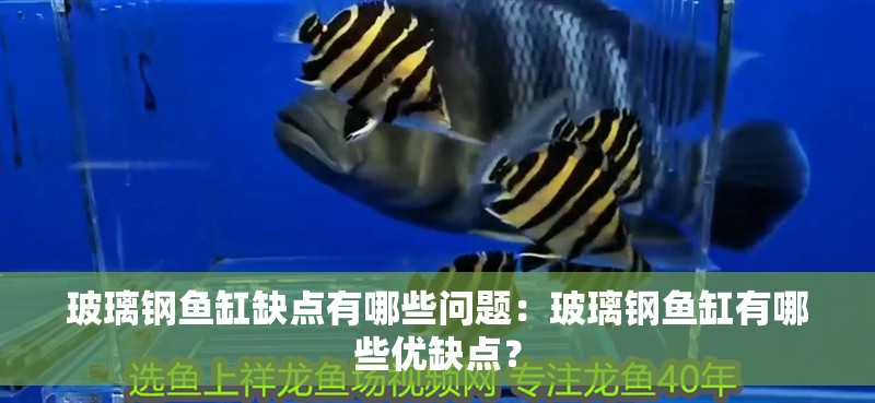 玻璃鋼魚缸缺點有哪些問題：玻璃鋼魚缸有哪些優(yōu)缺點？