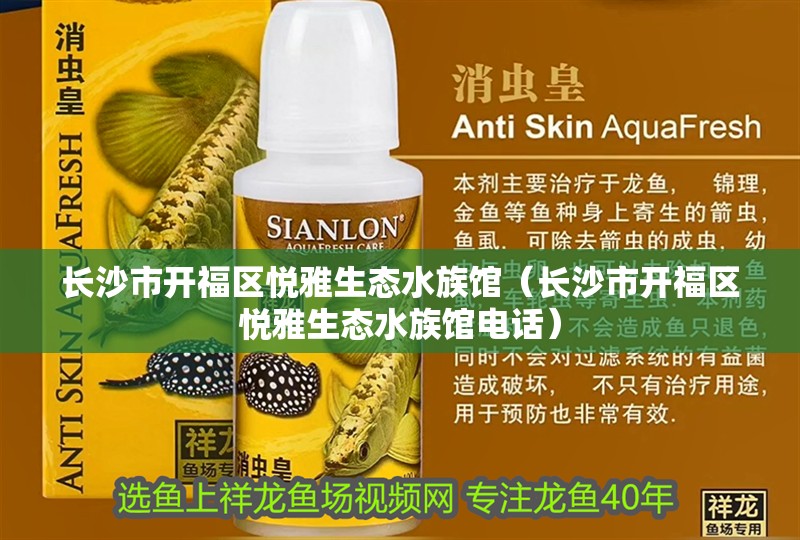 長沙市開福區悅雅生態水族館（長沙市開福區悅雅生態水族館電話）