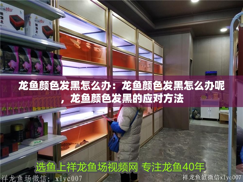 龍魚顏色發黑怎么辦：龍魚顏色發黑怎么辦呢，龍魚顏色發黑的應對方法
