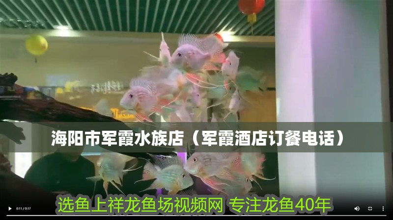 海陽市軍霞水族店（軍霞酒店訂餐電話）
