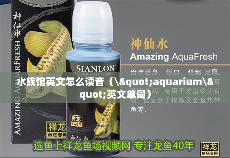 水族館英文怎么讀音（\"aquarium\"英文單詞）