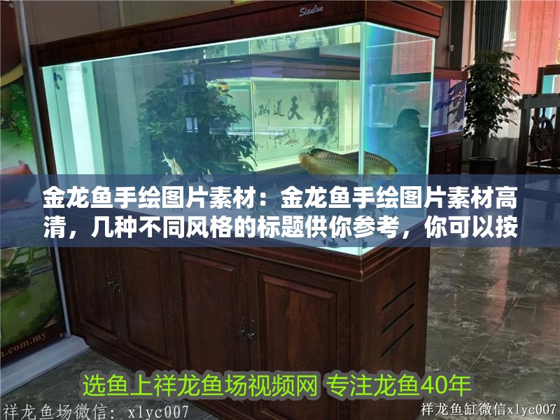 金龍魚手繪圖片素材：金龍魚手繪圖片素材高清，幾種不同風(fēng)格的標題供你參考，你可以按需選擇，，文藝風(fēng)，邂逅高清金龍魚手繪圖片素材，領(lǐng)略靈動之美，實用風(fēng)，超清金龍魚手繪圖片素材，一鍵獲取！，活潑風(fēng)，哇塞！高清金龍魚手繪圖片素材來啦~