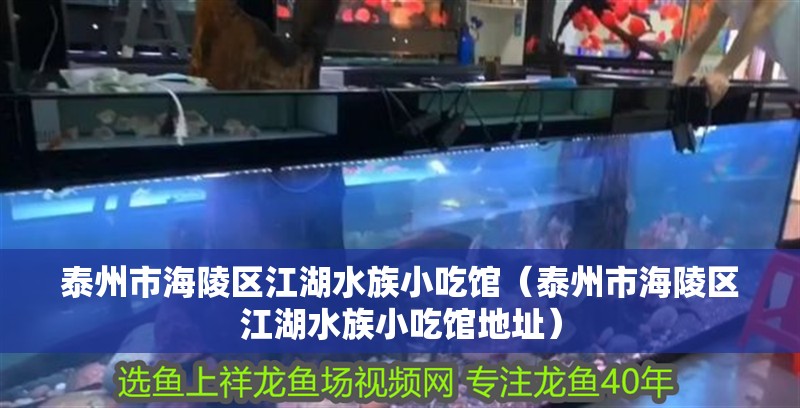 泰州市海陵區(qū)江湖水族小吃館（泰州市海陵區(qū)江湖水族小吃館地址）