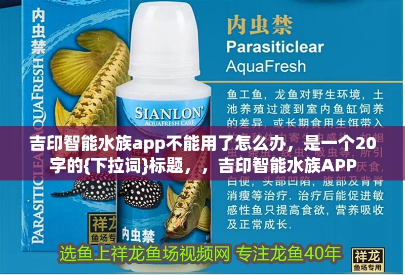 吉印智能水族app不能用了怎么辦，吉印智能水族APP