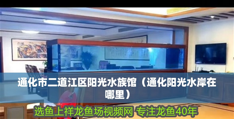 通化市二道江區(qū)陽光水族館（通化陽光水岸在哪里）