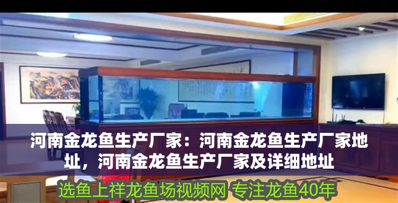 <strong><mark>河南</mark></strong>金龍魚生產廠家：<strong><mark>河南</mark></strong>金龍魚生產廠家地址，<strong><mark>河南</mark></strong>金龍魚生產廠家及詳細地址