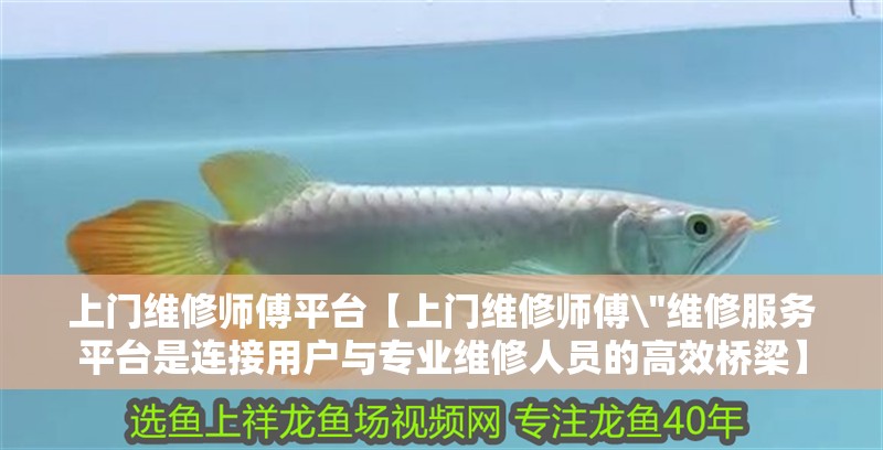 上門維修師傅平臺【上門維修師傅\