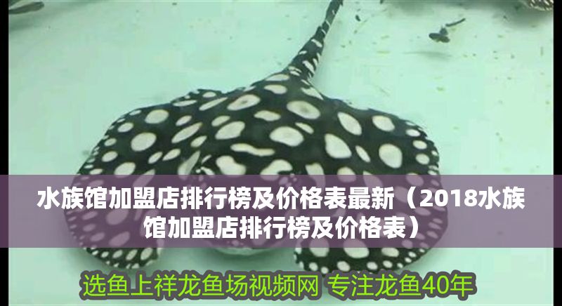 水族館加盟店排行榜及價格表最新（2018水族館加盟店排行榜及價格表）
