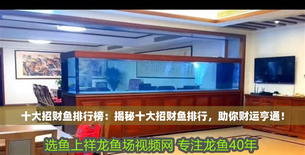 十大招財魚排行榜：揭秘十大招財魚排行，助你財運亨通！