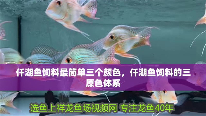 仟湖魚飼料最簡單三個顏色，仟湖魚飼料的三原色體系